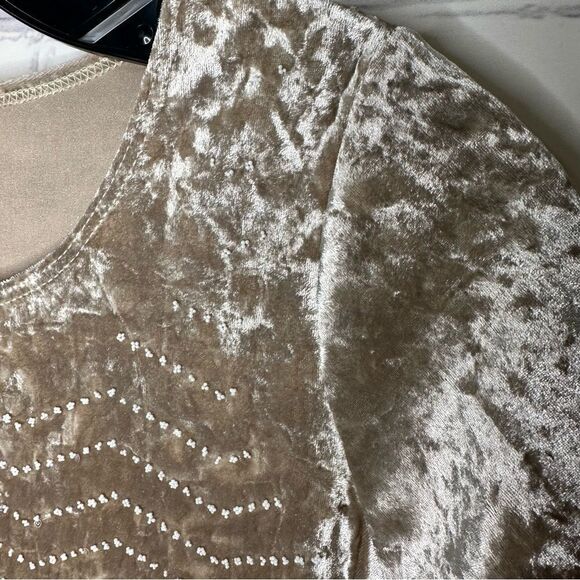 Bleeker & McDougal petite small beige top - brand new with tags! - Picture 4 of 7
